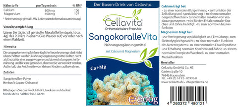 Sangokoralle Vita - Calcium (SANGO) - 200g im Glas