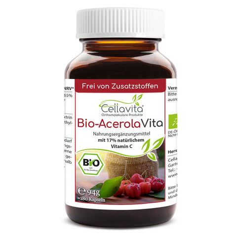 Bio-Acerola Vita Kapseln (natürliches Vitamin C)