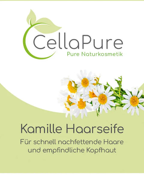 CellaPure Kamille Haarseife - VITALOVE - Naturprodukte