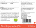 Bio Hagebutte - 500g Pulver Vorratsbeutel - VITALOVE - Naturprodukte