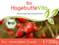 Bio Hagebutte - 500g Pulver Vorratsbeutel - VITALOVE - Naturprodukte