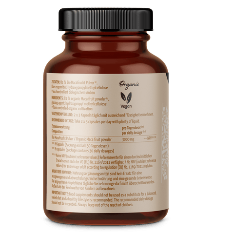 Maca Kapseln Bio (180 Kapseln)