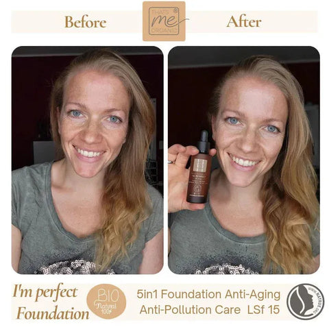 BIO-Foundation Serum I´M PERFECT 5in1 LSF15 - 30ml (ohne Titandioxid) - VITALOVE - Naturprodukte