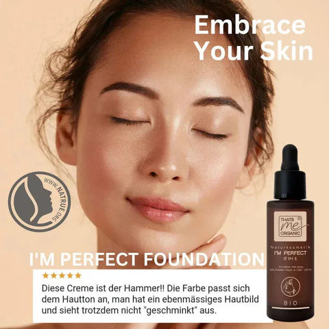 BIO-Foundation Serum I´M PERFECT 5in1 LSF15 - 30ml (ohne Titandioxid) - VITALOVE - Naturprodukte