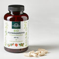 Bio Ashwagandha Kapseln - 1.800 mg pro Tagesdosis - 180 Kapseln - hochdosiert - VITALOVE - Naturprodukte