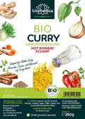 Bio Curry Gewürzmischung - Hot Bombay - 250 g - VITALOVE - Naturprodukte