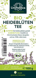 Bio Heideblüten Tee (Erikablüten) - 100 g - VITALOVE - Naturprodukte