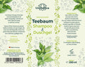 Teebaum Shampoo & Duschgel - 200 ml - VITALOVE - Naturprodukte